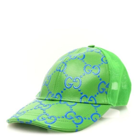 Brand new with box Gucci - GG Embossed Baseball Cap in Green size xl  60 cm - Picture 1 of 14